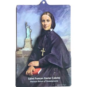3D Plaque Cabrini/Statue of Liberty