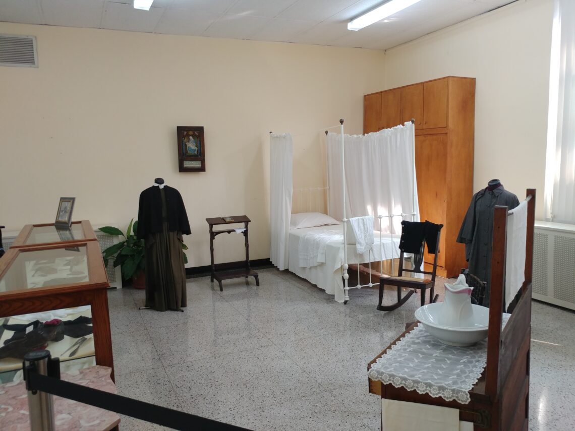 various belongings of Mother Cabrini