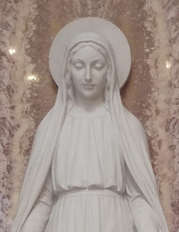 statue of Our Lady of Grace at St. Frances Cabrini Shrine NYC