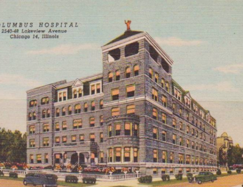 Columbus Hospital, Chicago, founded by Mother Cabrini