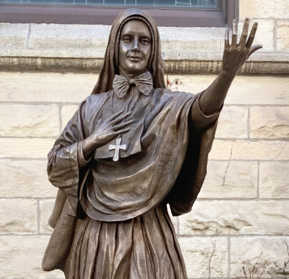 picture of statue of Mother Cabrini