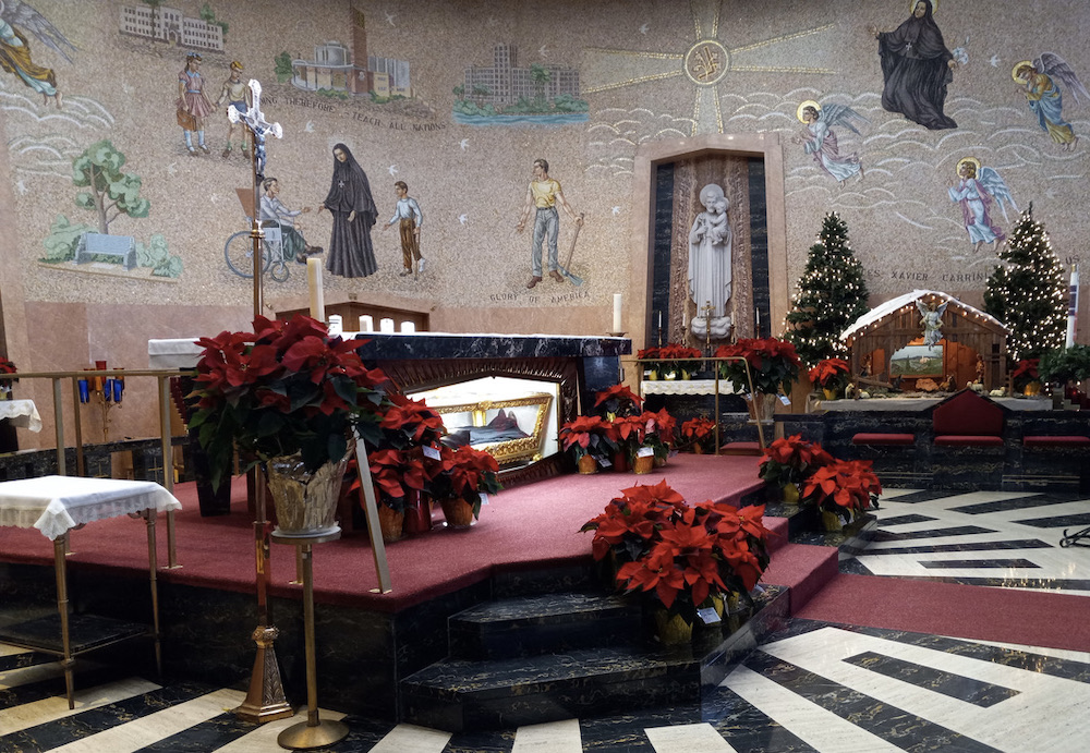 picture of Shrine at Christmas