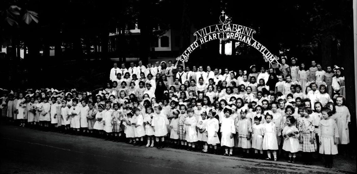 orphans at Mother Cabrini's orphanage