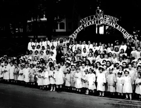 orphans at Mother Cabrini's orphanage