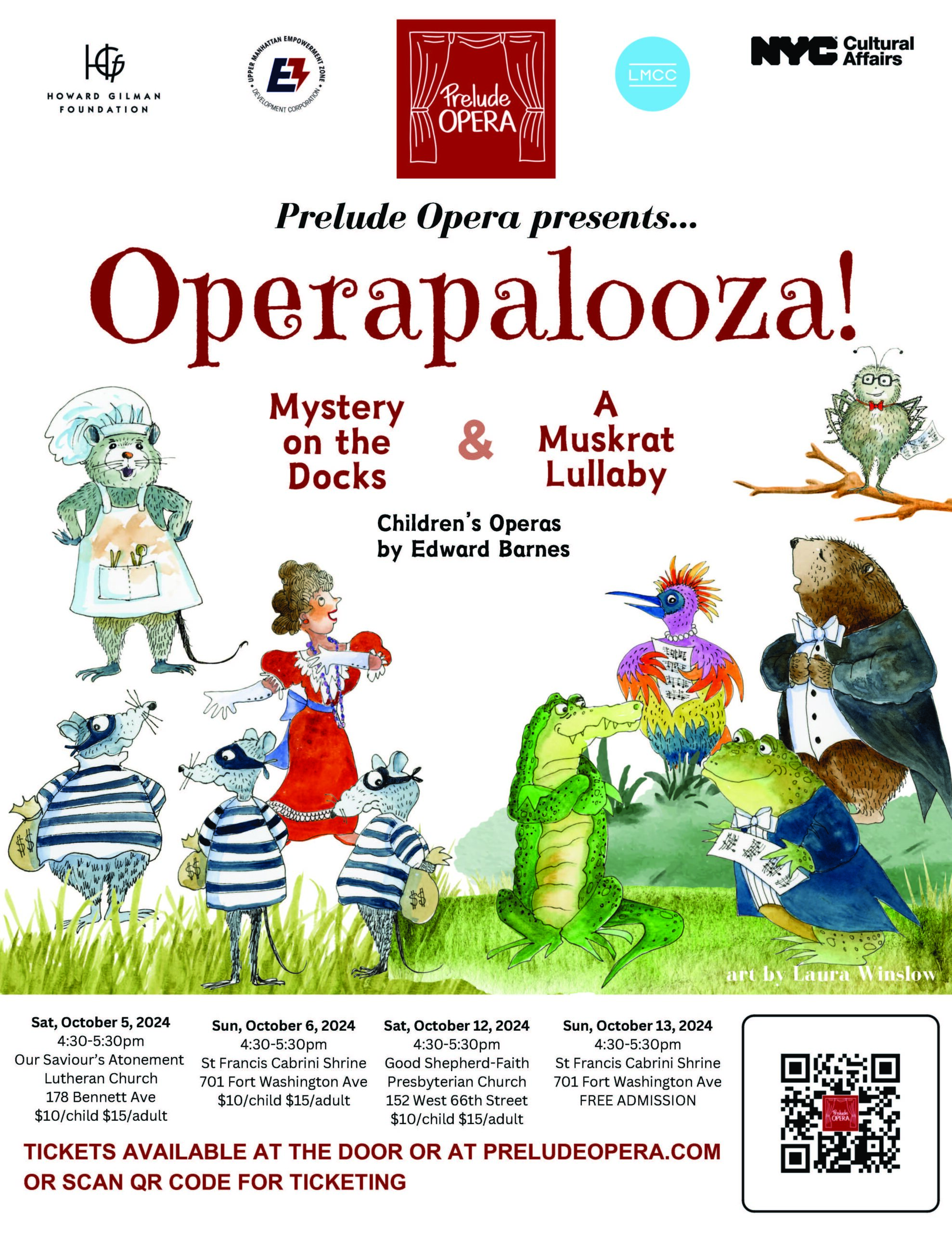 flyer for children's opera series